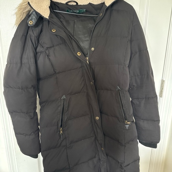 Ralph Lauren Jackets & Blazers - Women Ralph Lauren Black Puffer Coat With Fur Hood